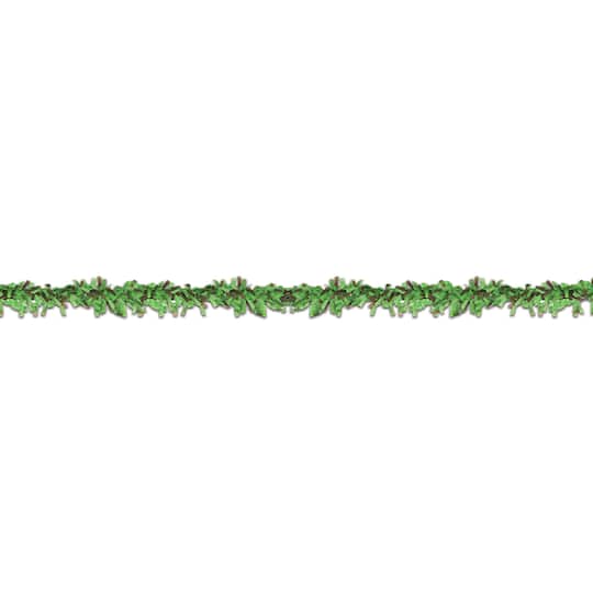 Beistle 25ft. Light Green & Brown Tissue Festooning, 2ct.